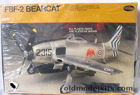 Testors 1/48 Grumman F8F-2 Bearcat Chrome Plated - (F8F2) plastic model kit